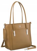 klasyczna shopperka damska ze skóry ekologicznej - rovicky