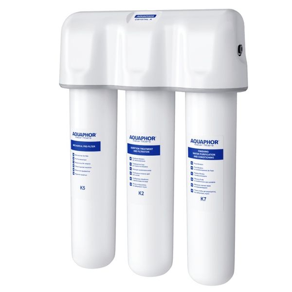 Aquaphor FILTR WODY PITNEJ pod zlew KRYSZTAŁ A na chlor rdzę i MĘTNĄ WODĘ zdjęcie 8