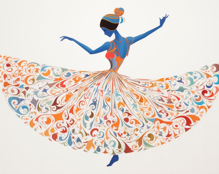 Plakat 76x60,5cm Wirująca Balerina zdjęcie 1