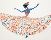 Plakat 76x60,5cm Wirująca Balerina
