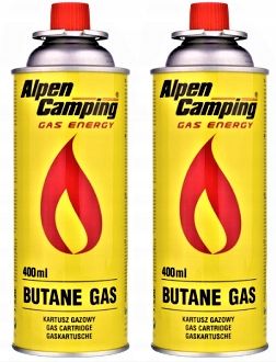 2x KARTUSZ GAZOWY + PALNIK KUCHENKA NABÓJ 400ML na Arena.pl