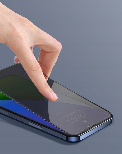 Baseus 2x Szkło Prywatyzujące do iPhone 12 Mini zdjęcie 12