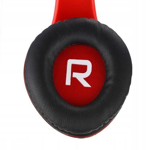 słuchawki powerlocus bezprzewodowe czarno-czerwone bluetooth / microsd / fm na Arena.pl