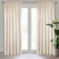 Zasłona na taśmie VILLA 140x270 beżowa