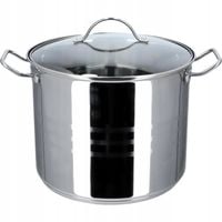 GARNEK GAR Z POKRYWKĄ INDUKCJA STAL 24 cm 9 L