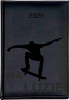 Kalendarz TERMINARZ duży dzienny A4 2026 z grawerem książkowy + TWÓJ NAPIS