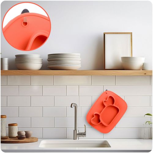 Talerzyk dla dzieci silikonowy do karmienia krab Ricokids na Arena.pl