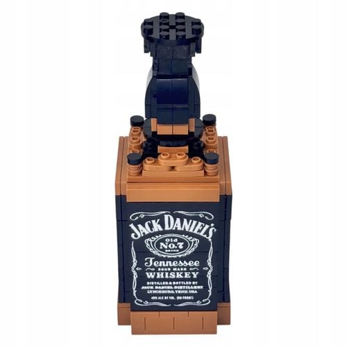 Klocki 3D butelka Jack Daniels model ozdoba barowa dla dorosłych na Arena.pl