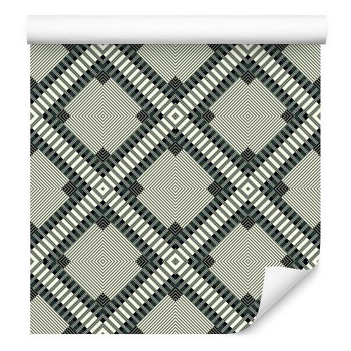 Tapeta Do Przedpokoju Wzór GEOMETRYCZNY Styl Retro na Arena.pl