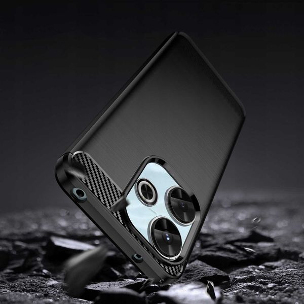 Spacecase Carbon Redmi 13 4G Black zdjęcie 6