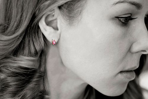 Złote kolczyki KZD2298 - Diament na Arena.pl