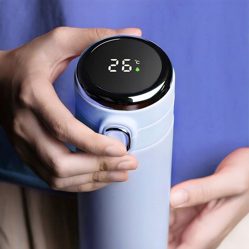 KUBEK TERMICZNY DUŻY TERMOS Z USTNIKIEM 420ML LCD SMART na Arena.pl