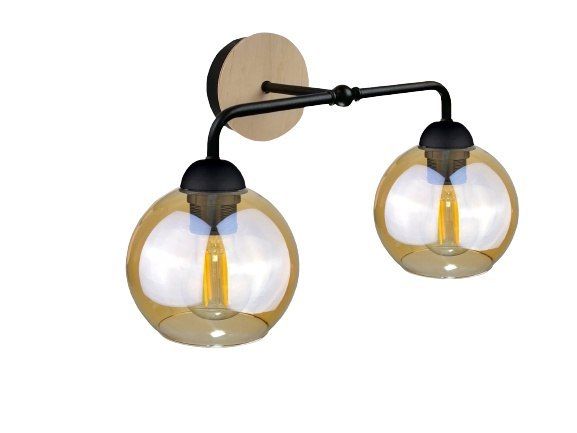 Kinkiet 2xE27 MELLE WOOD zdjęcie 5