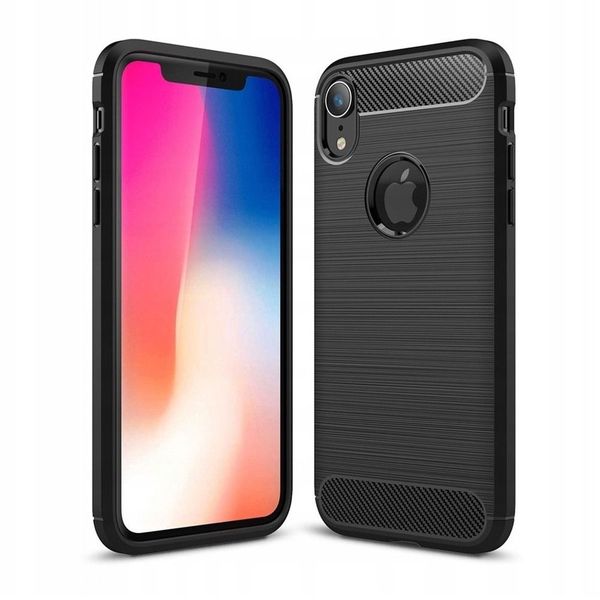 Futerał CARBON do IPHONE XR czarny zdjęcie 1
