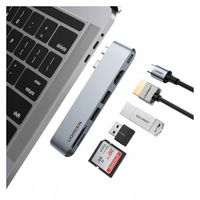 ADAPTER 6 W 2 UGREEN CM380 HUB USB-C APPLE MACBOOK AIR/PRO