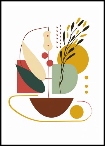 Plakat 68x98cm Harmonia Natury Martwej na Arena.pl