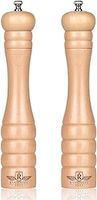 młynek do pieprzu soli z drewna bukowego 32cm 2szt