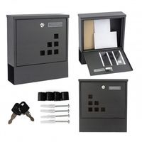 SKRZYNKA NA LISTY MODERNHOME Z GAZETOWNIKIEM STAL GALWANIZOWANA