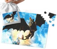 PUZZLE - JAK WYTRESOWAĆ SMOKA WZORY Z BAJEK I GIER PREZENT 70el WORECZEK