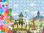 Puzzle tradycyjne Muminki