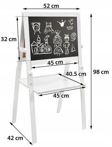 TABLICA DWUSTRONNA MAGNETYCZNA KREDOWA SUCHOŚCIER. na Arena.pl