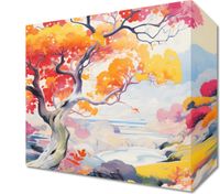 Obraz 20x20cm Roztańczony Krajobraz