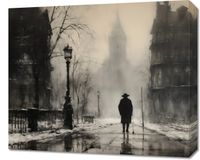 Obraz 60x50cm Mgła nad Londynem