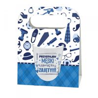 kubek w torebce z napisem Przystojny Męski Namiętny Zajęty