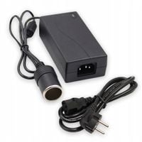 PRZETWORNICA REDUKTOR NAPIĘCIA ZAPALNICZKI PRZEJŚCIÓWKA ADAPTER 230V/12V