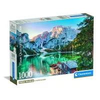 CLE puzzle 1000 Compact Emerald Lake Braies 39934