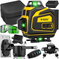 POZIOMICA LASEROWA 360 PŁASZCZYZNOWA 3D LASER KRZYŻOWY PRO ZIELONY