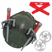 Zestaw Żółwie Ninja - Raphael - bandaż, shuriken, skorupa 2 sztylety