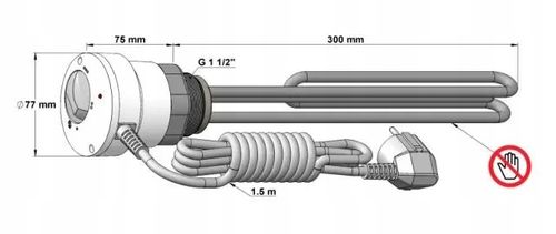Grzałka elektryczna Elektromet do bojlera EJK Mini 2kw 2000 W 6/4" na Arena.pl