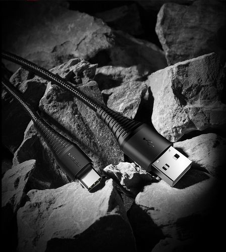 ROCK | TYP-C 3A 100CM KABEL W OPLOCIE NYLON SYNC na Arena.pl