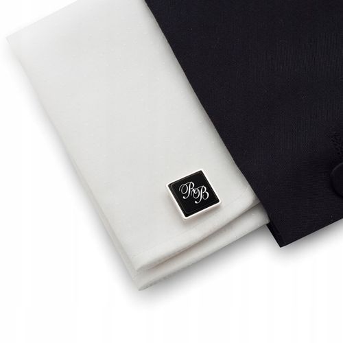 Prezent z grawerem dla męża Spinki do mankietów na Arena.pl