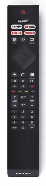 Pilot Philips Netflix YouTube Smart TV Oryginalny zdjęcie 1