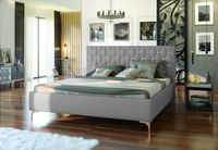 Łóżko tapicerowane PASSION 160×200 ze stelażem