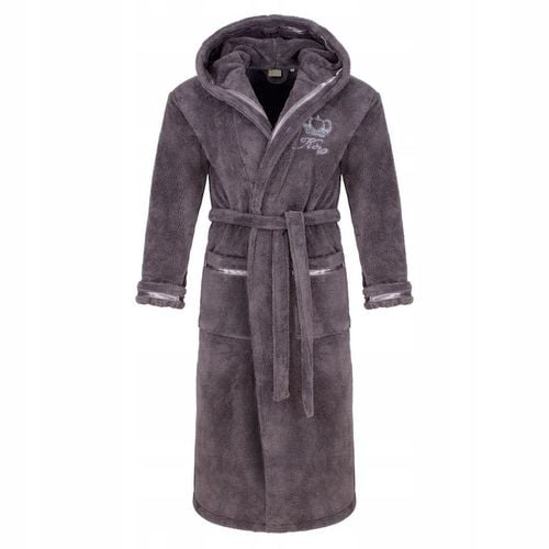 SZLAFROK Z KAPTUREM L CIEPŁY GRUBY męski L super jakość na Arena.pl