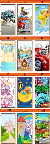 Fototapeta NAKLEJKA okleina drzwi szafe dla dzieci na Arena.pl