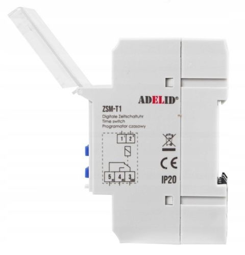 PROGRAMATOR ZEGAR CZASOWY TYGODNIOWY TH35 230V na Arena.pl