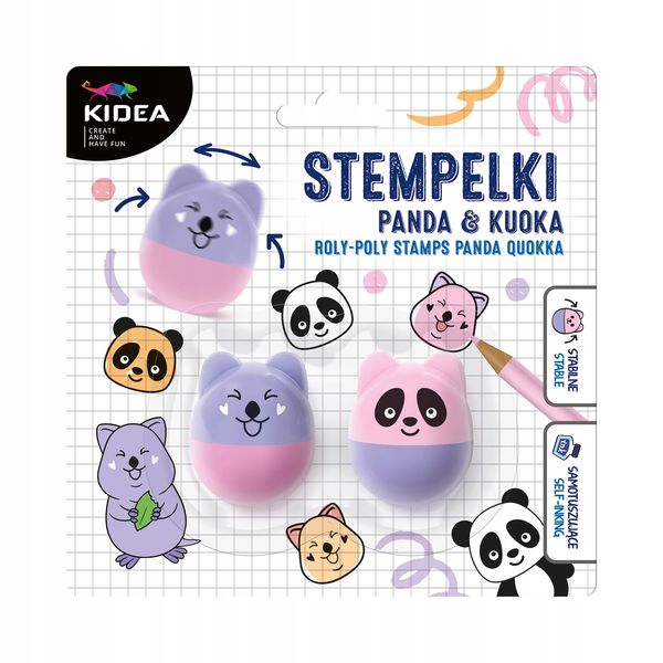 stempelek wańka wstańka panda kidea 0033 zdjęcie 1
