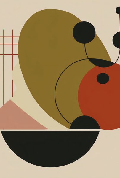 Plakat 67,5x100cm Geometryczny Balans zdjęcie 1