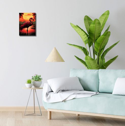 Obraz 20x30cm Flaming nad Wodą na Arena.pl