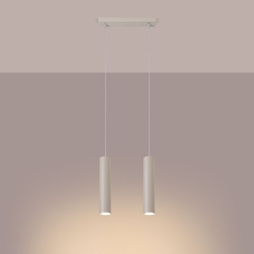 Lampa wisząca LAGOS 2 beżowa na Arena.pl