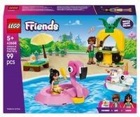 lego friends 42658 impreza na basenie z jednorożc