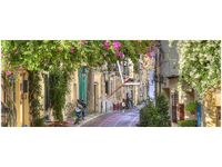 100X40CM ZEGAR DOMY DZIELNICY PLAKA OBRAZ