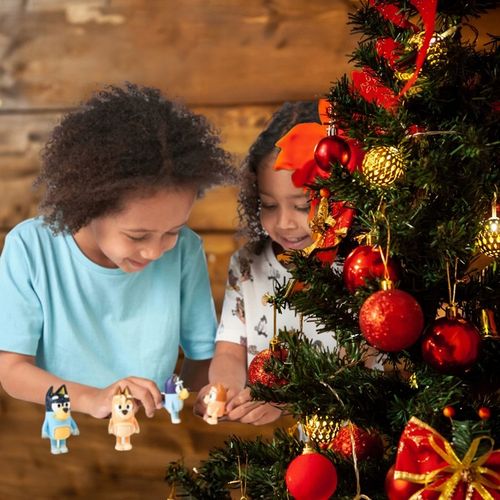 Zestaw Figurek z Bajki BLUEY & FAMILY RODZINA BINGO RADOSNA ZABAWA 4 SZT na Arena.pl