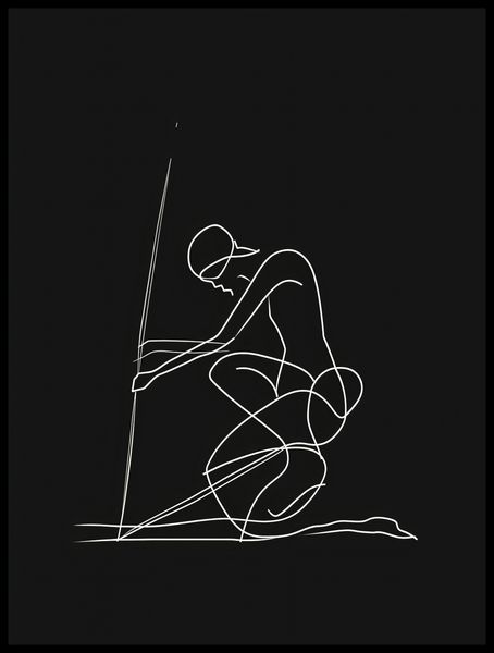 Plakat 60x80cm Linia zdjęcie 2