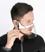 przyłbica minishield / hilfitec / biała l