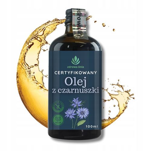 ŚWIEŻY z certyfikatem olej z czarnuszki od Zdrowa Linia na Arena.pl